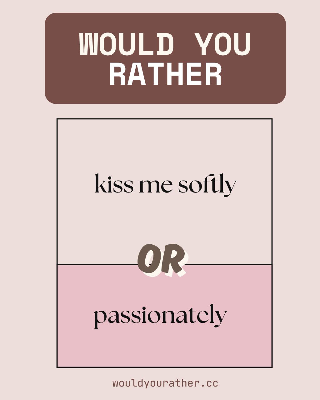 Flirty Would You Rather Questions for Couples